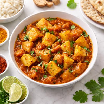 Aloo kadu ki sabji
