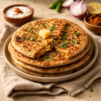 Aloo pyaz paratha