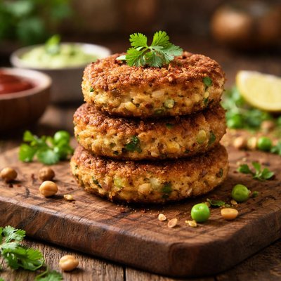 Aloo soyabean mix patty