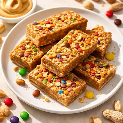 Alpha prime bites peanut butter candy crunch