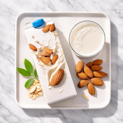 Alpro almond milk
