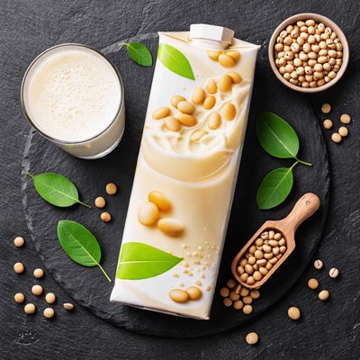 Alpro soy protein milk