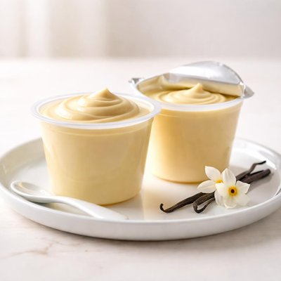 Alpro vanilla pudding pots