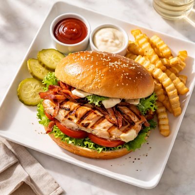 Amc grilled chicken sandwich