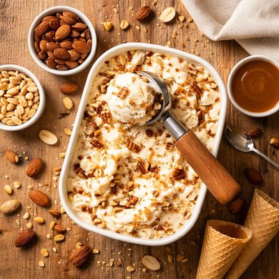 American nuts ice cream