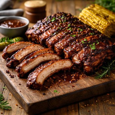 American pork ribs