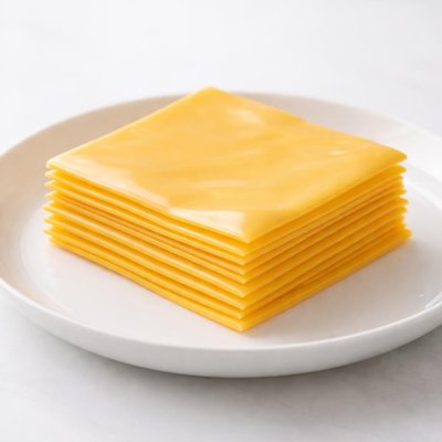 American single cheese slice