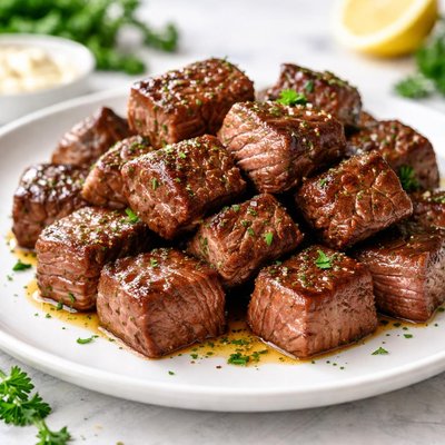 American steak cubes