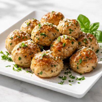 Amylu basel parmesan chicken meatballs