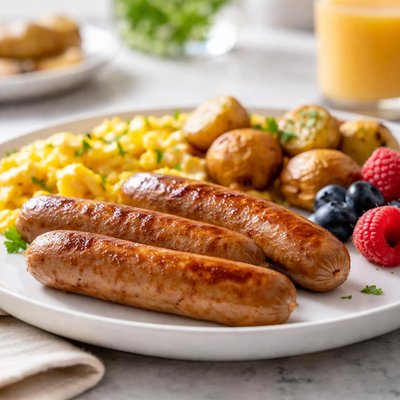 Amylu chicken sausage breakfast