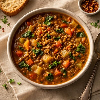 Amys lentil vegetable soup