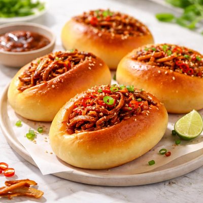 Anchovies sambal bun