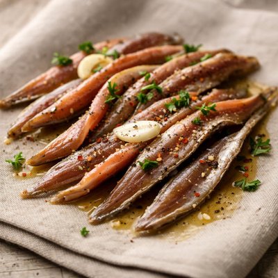 Anchovy pieces