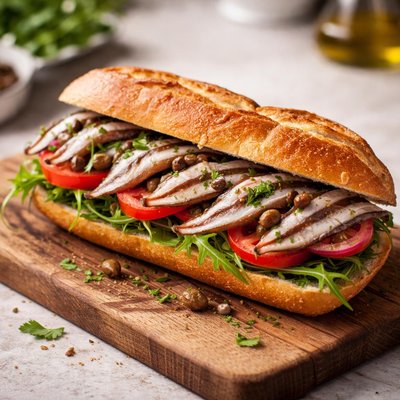 Anchovy sandwich