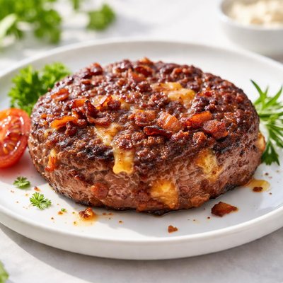 Angus beef bacon and cheddar pattie