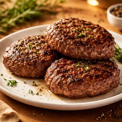 Angus burger patties