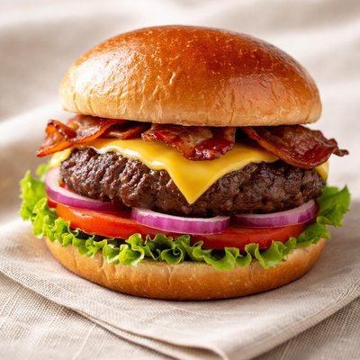 Angus cheeseburger
