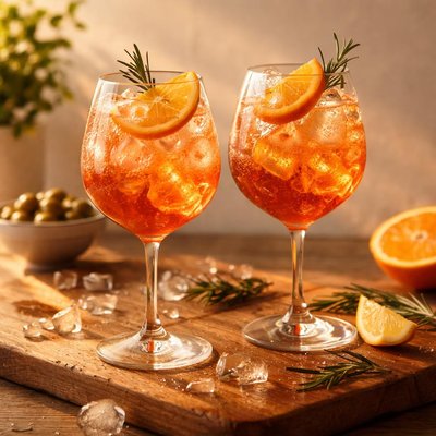 Aperol spritzer
