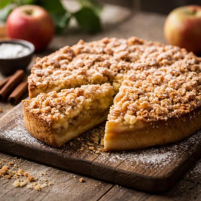 Apfel streusel kuchen