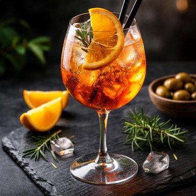 Apperol spritz coctail