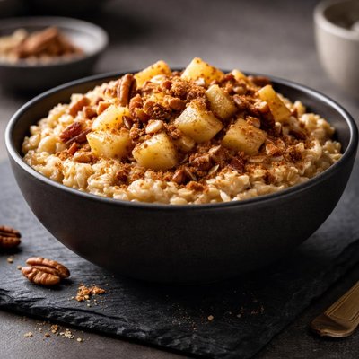 Apple and brown sugar oatmeal