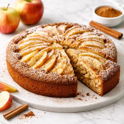 Apple and cinnamon cake