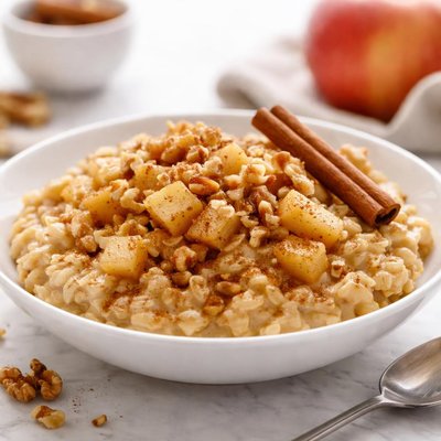 Apple and cinnamon oats