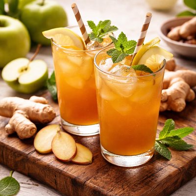 Apple and ginger juice
