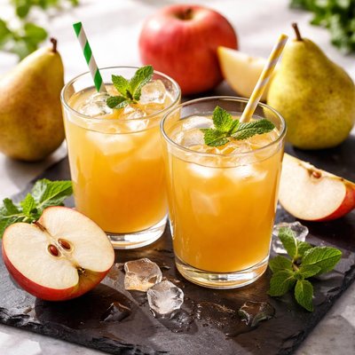 Apple and pear juice
