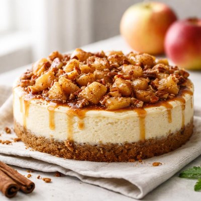 Apple cheesecake