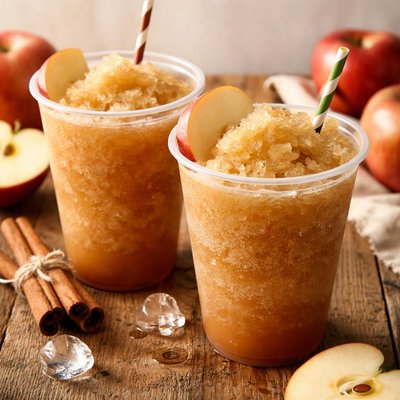 Apple cider slush