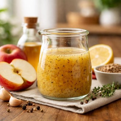 Apple cider vinaigrette dressing