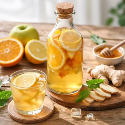 Apple cider vinegar citrus ginger