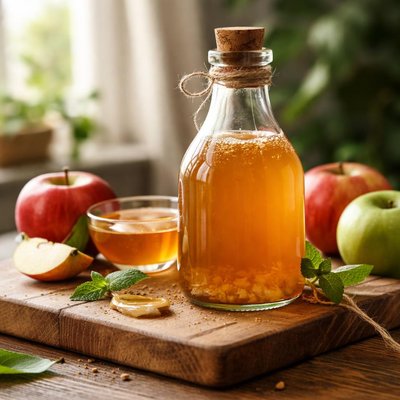 Apple cider vinegar with mother