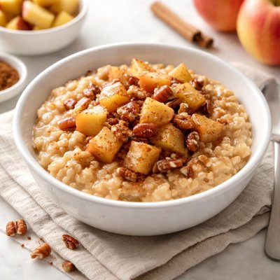 Apple cinnamon oatmeal