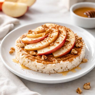 Apple cinnamon rice cake