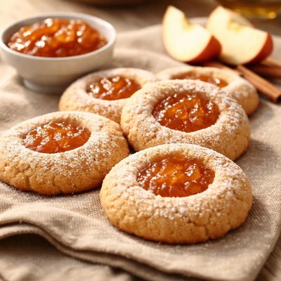 Apple jam cookie