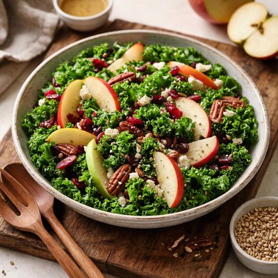 Apple kale salad
