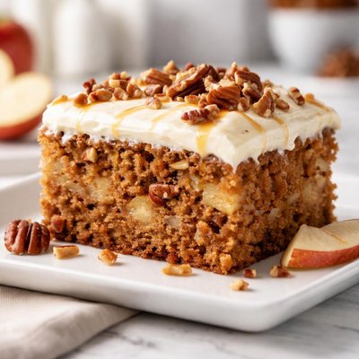 Apple pecan cake