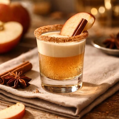 Apple pie shot