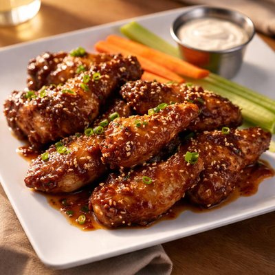 苹果汁亚洲糖醋鸡翅
