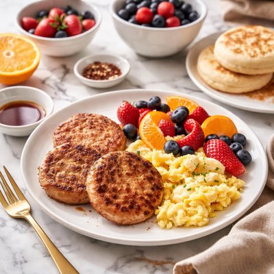 Applegate chicken and maple sausage patty