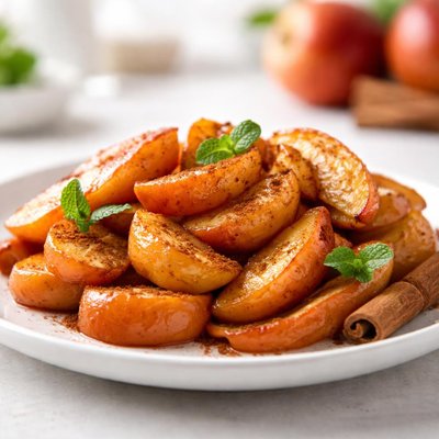 Apples with cinnamon