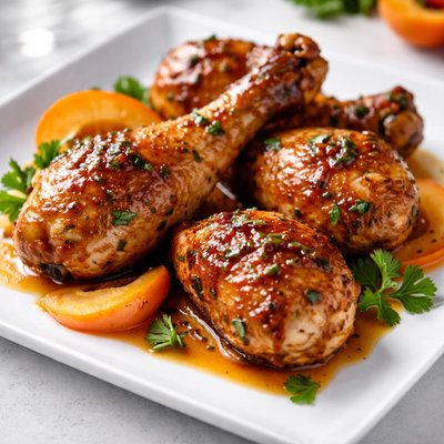 Apricot chicken drumstick