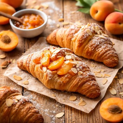 Apricot croissant