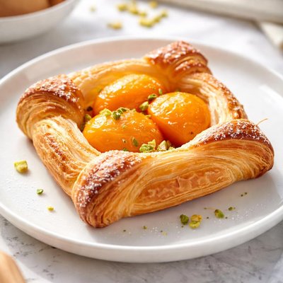 Apricot danish pastry