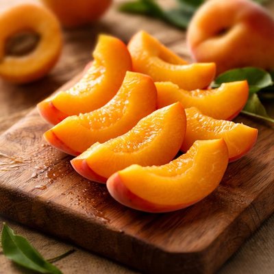 Apricot slices