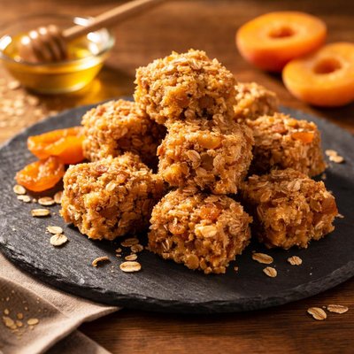 Apricot weetbix bites