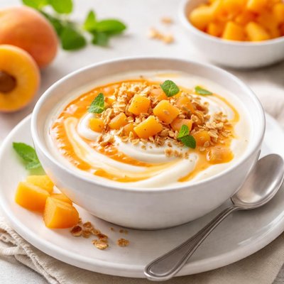 Apricot yogurt