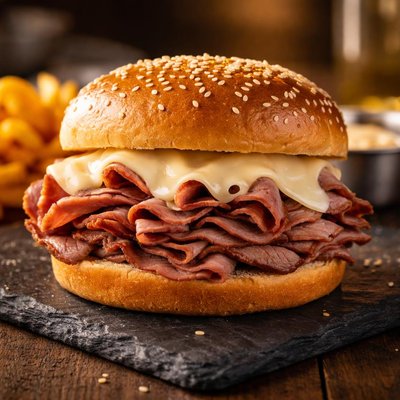 Arbys roast beef classic woth swiss